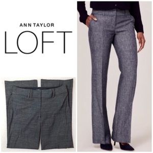 Ann Taylor Loft Chambray Marisa Trouser 4 Petite